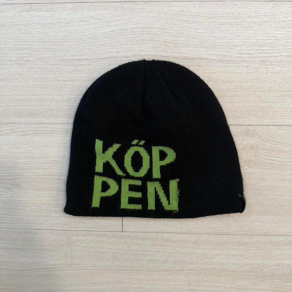 Köppen Green And Black Logo Beanie OSFM